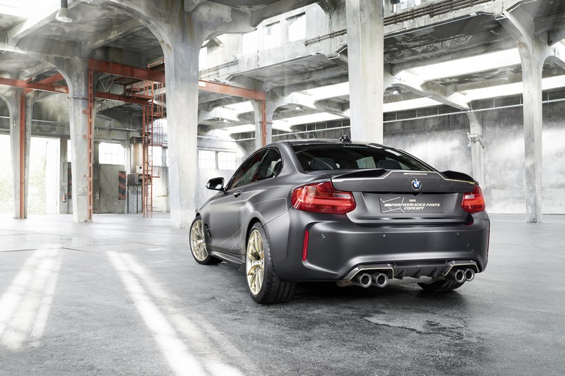 World premiere and dynamic appearance of the BMW M Performance Parts Concept in Goodwood.